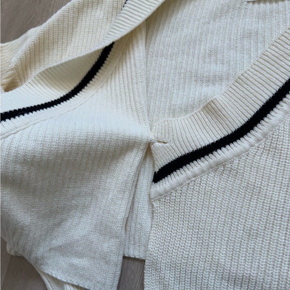 Oak+Fort Cropped Knit Sweater - Picture 6 of 7